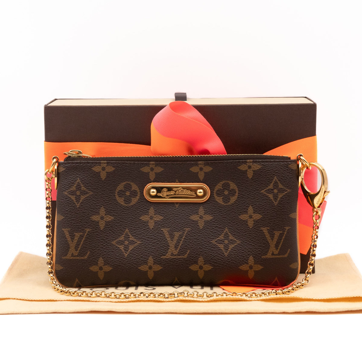 Louis-vuitton Milla MM Pochette Monogram