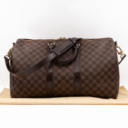 Keepall 45 Bandouliere Damier Ebene