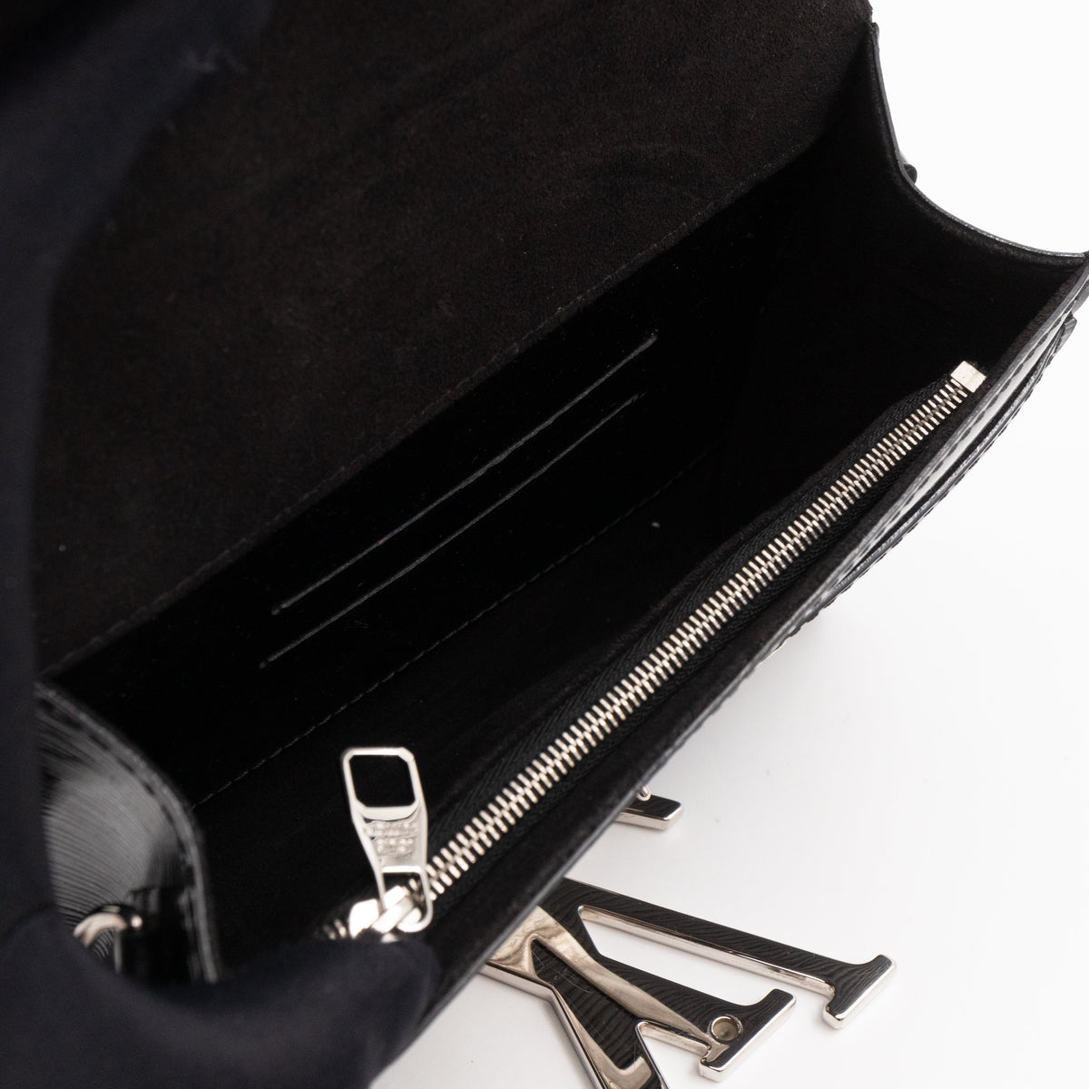 Louis-vuitton Pochette Louise PM Black Epi Leather