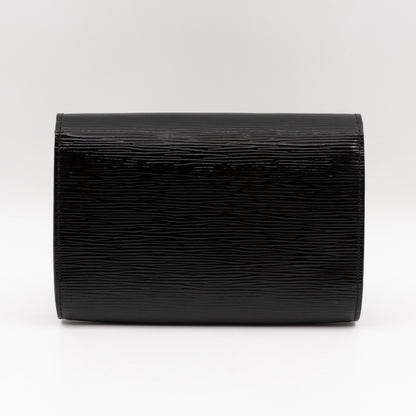 Louis-vuitton Pochette Louise PM Black Epi Leather