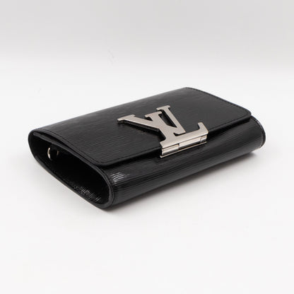 Louis-vuitton Pochette Louise PM Black Epi Leather