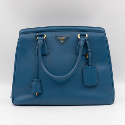 Parabole Tote Gobalt Blue Saffiano Lux Leather