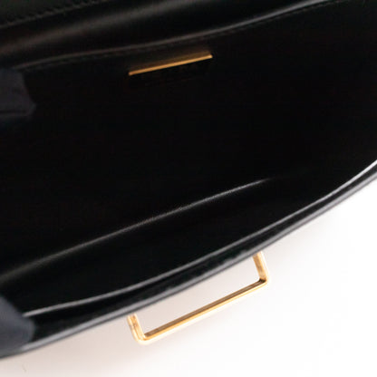 Cahier Calf Hair Calfskin Granato Black & Gold