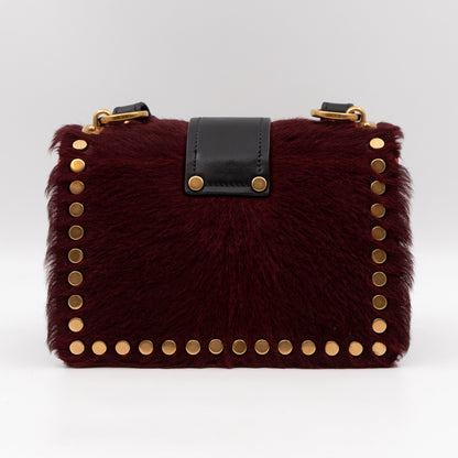 Cahier Calf Hair Calfskin Granato Black & Gold
