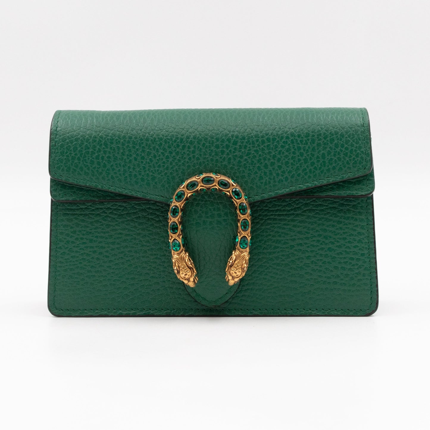 Dionysus Super Mini Green Leather
