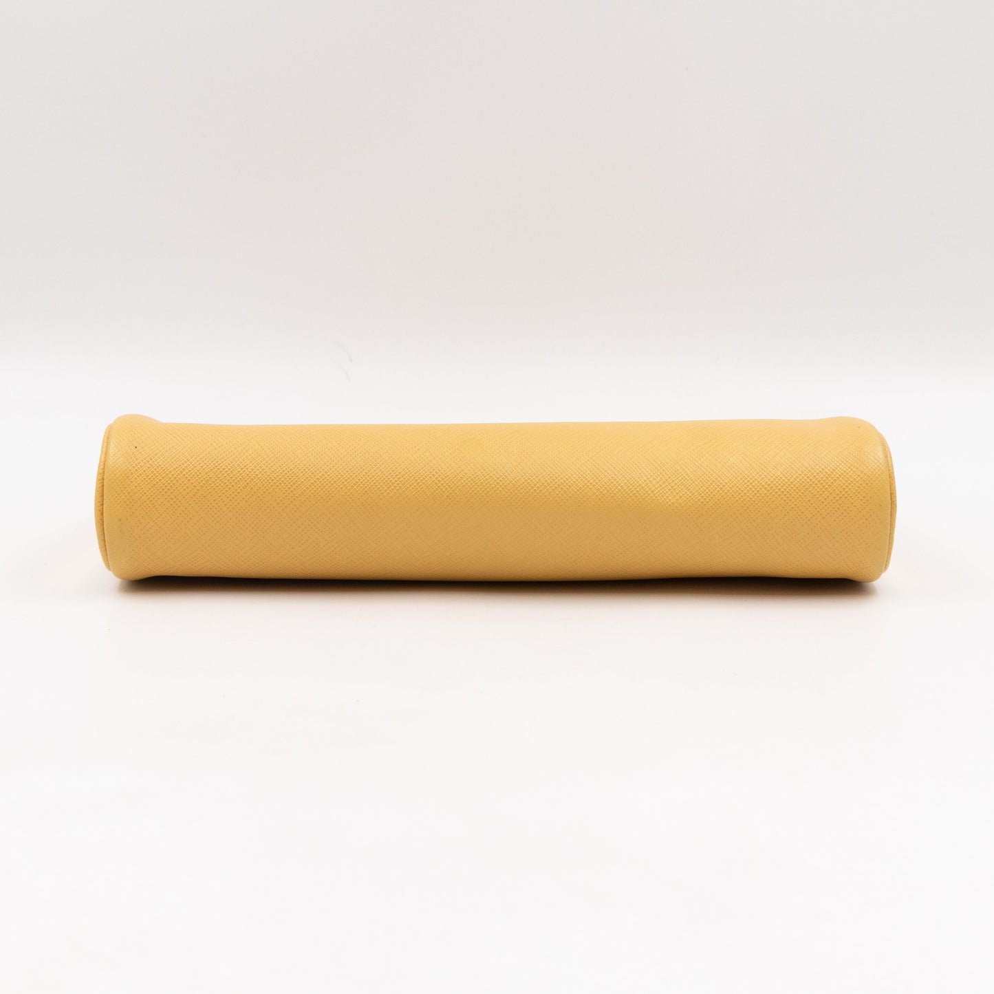 Clutch Yellow Saffiano Leather