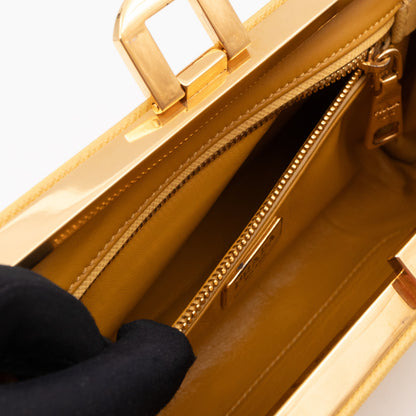 Clutch Yellow Saffiano Leather