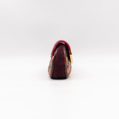 Louis-vuitton Savage Cub Clutch Rose Monogram Sequins Python
