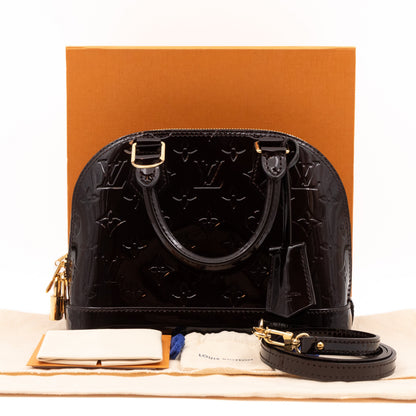 Louis-vuitton Alma BB Amarante Vernis