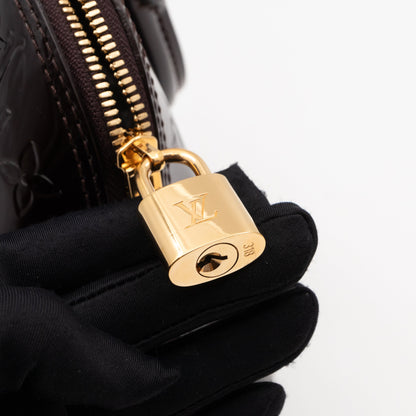 Louis-vuitton Alma BB Amarante Vernis