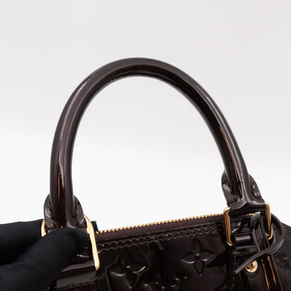 Louis-vuitton Alma BB Amarante Vernis
