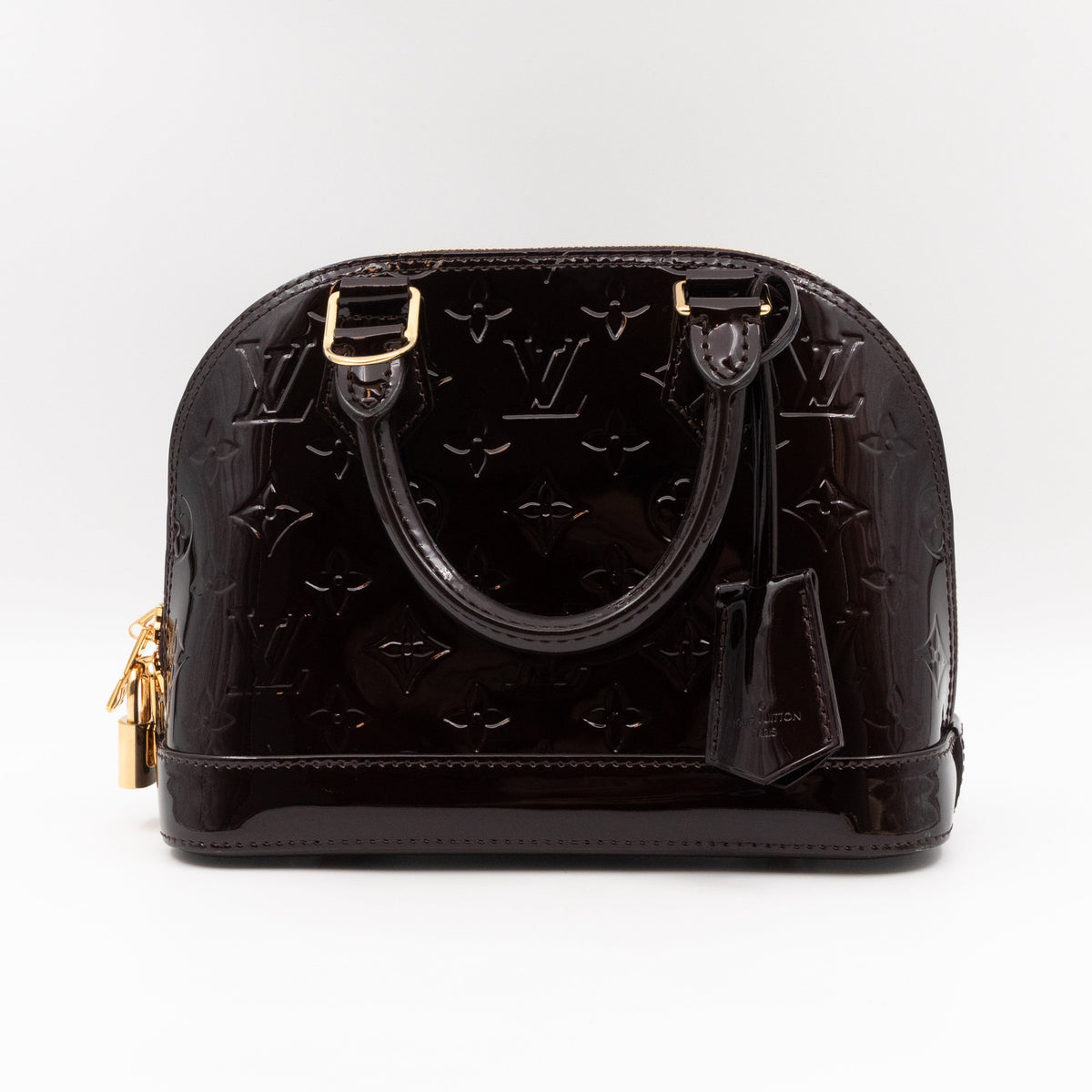 Louis-vuitton Alma BB Amarante Vernis