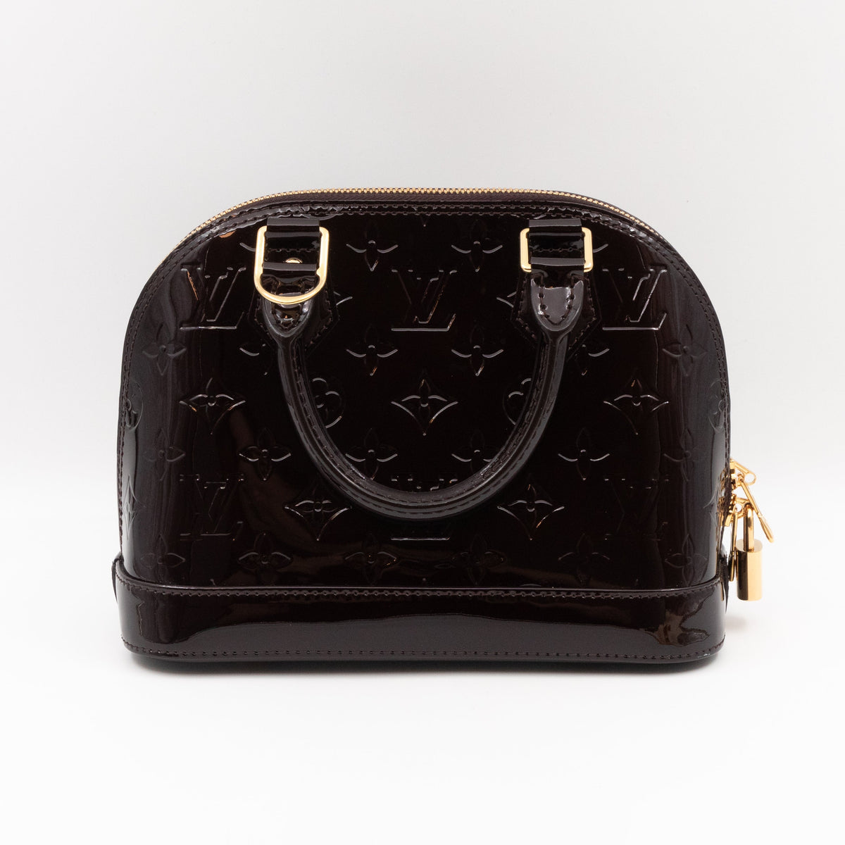 Louis-vuitton Alma BB Amarante Vernis