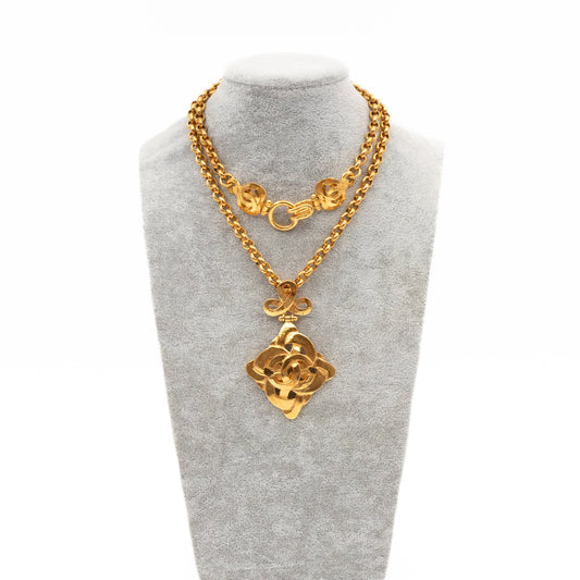 Vintage Coco Braided Diamond Necklace