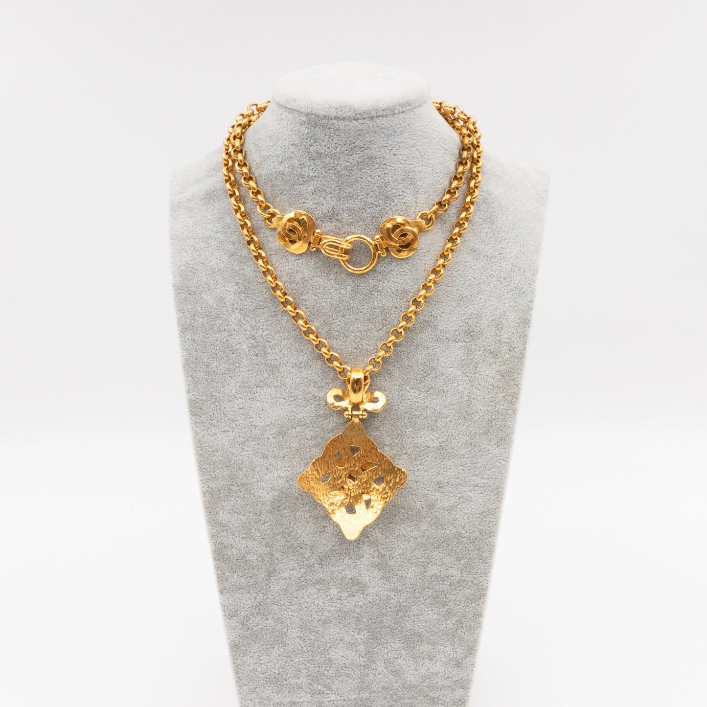 Vintage Coco Braided Diamond Necklace