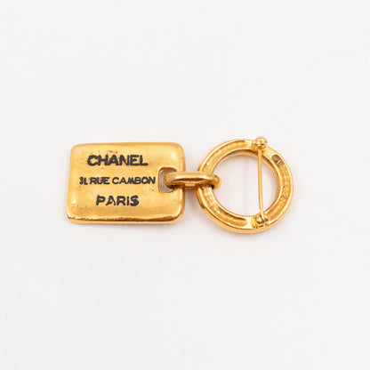 Vintage 31 Rue Cambon Brooch Pin Gold