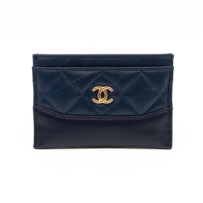 Gabrielle  Holder Blue Leather