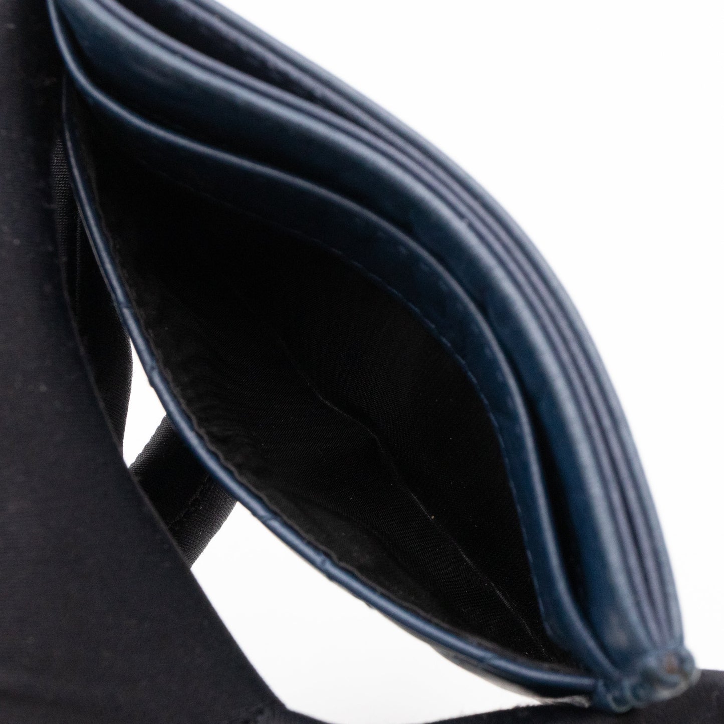 Gabrielle  Holder Blue Leather