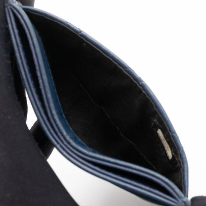 Gabrielle  Holder Blue Leather
