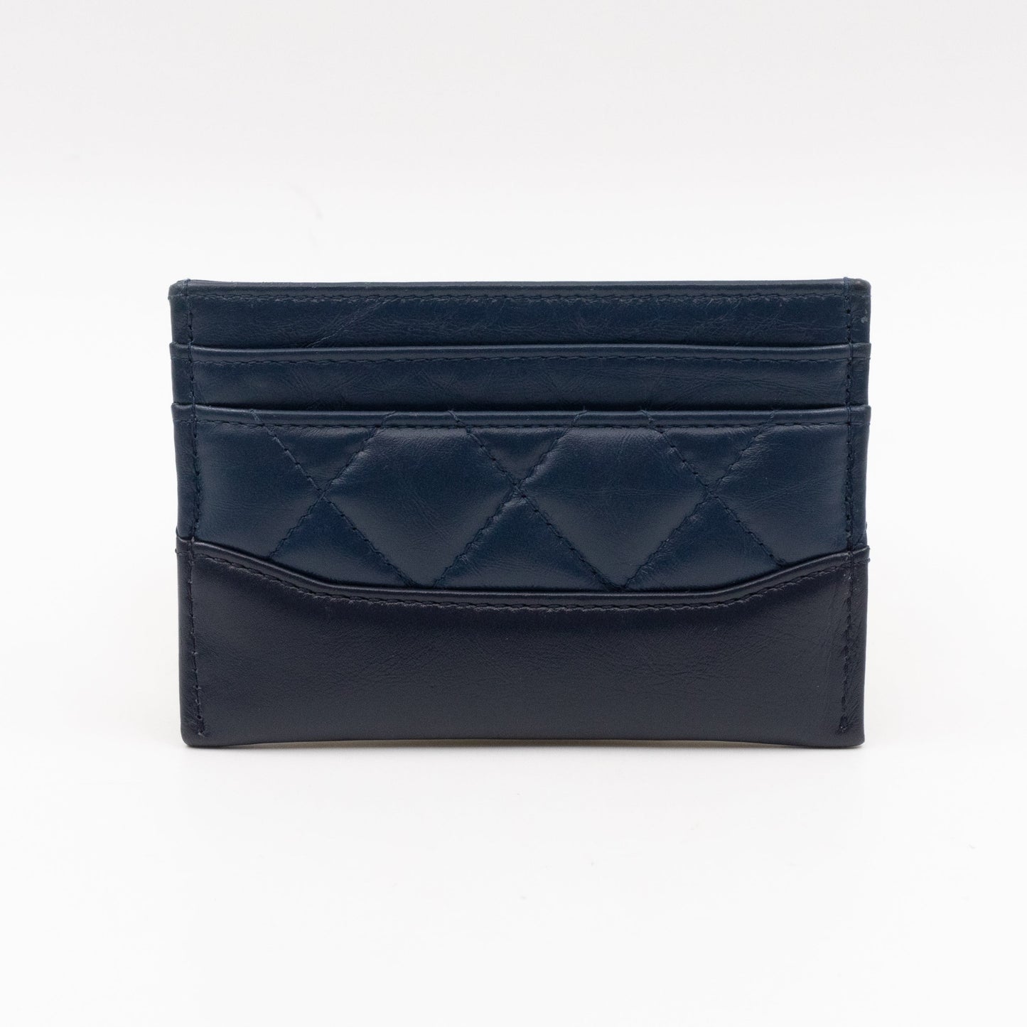 Gabrielle  Holder Blue Leather