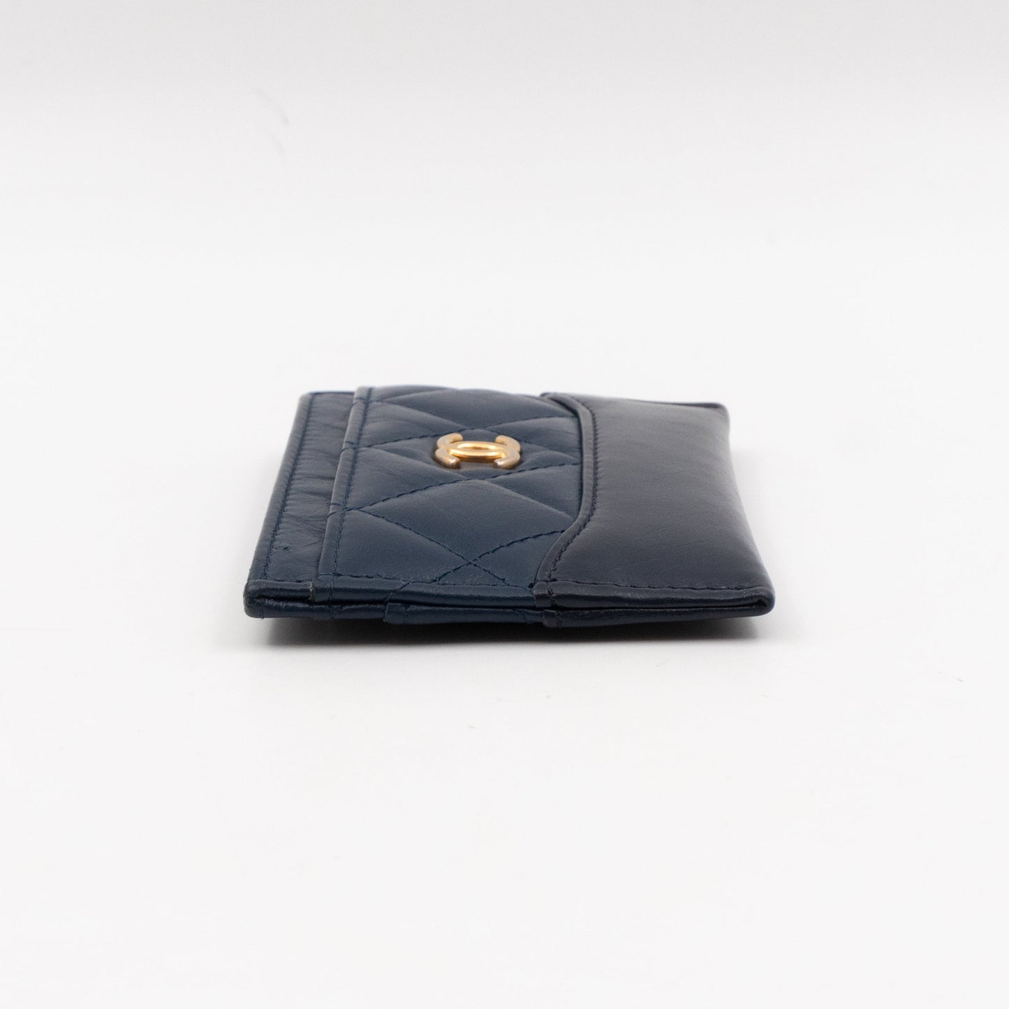 Gabrielle  Holder Blue Leather