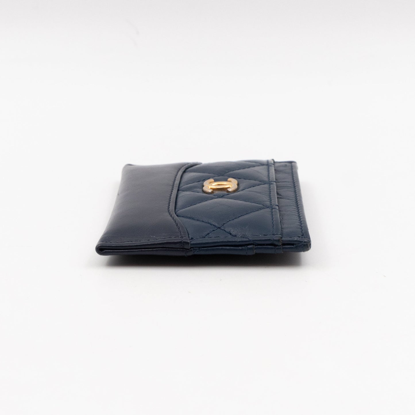 Gabrielle  Holder Blue Leather