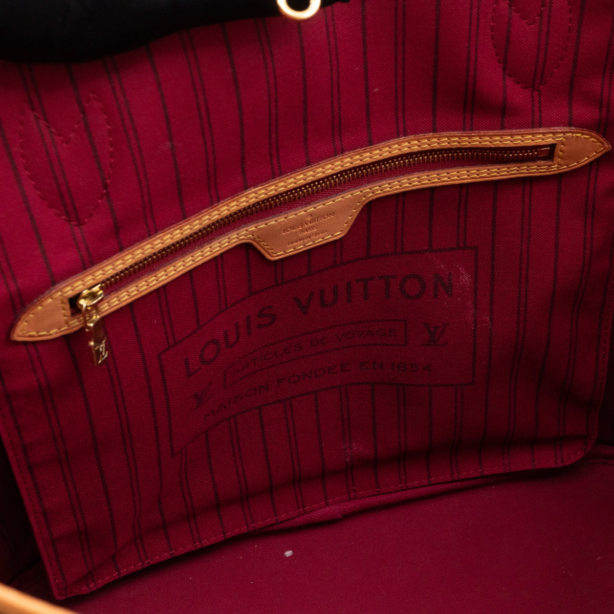 Louis-vuitton Neverfull MM Monogram Pivoine