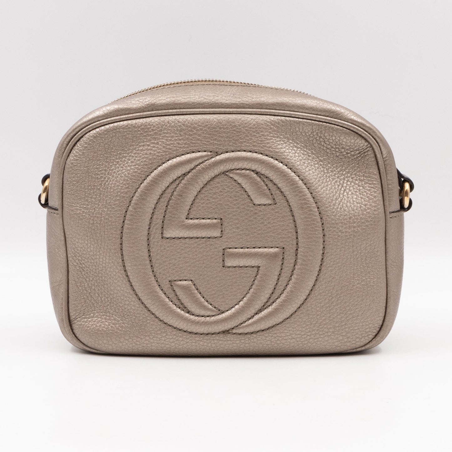 Disco Soho Champagne Metallic Leather