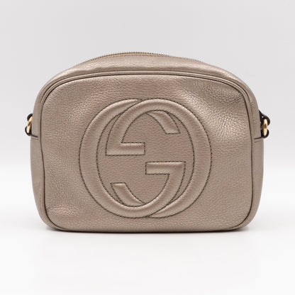 Disco Soho Champagne Metallic Leather