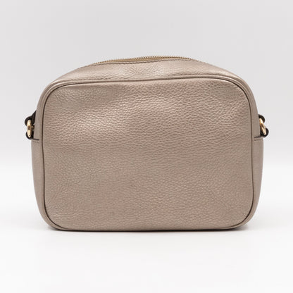 Disco Soho Champagne Metallic Leather
