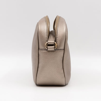 Disco Soho Champagne Metallic Leather