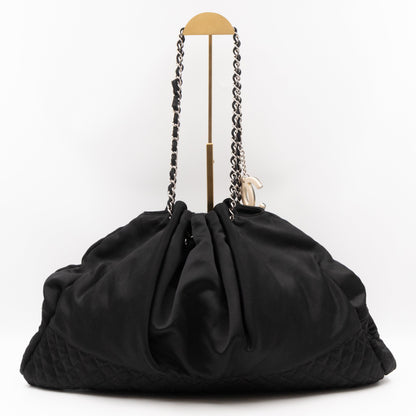 Melrose Cabas Black Satin