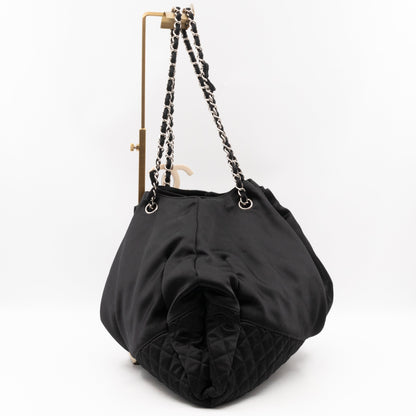 Melrose Cabas Black Satin