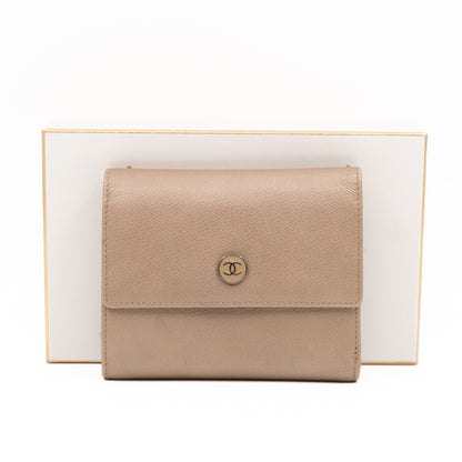 CC Trifold Wallet Champagne