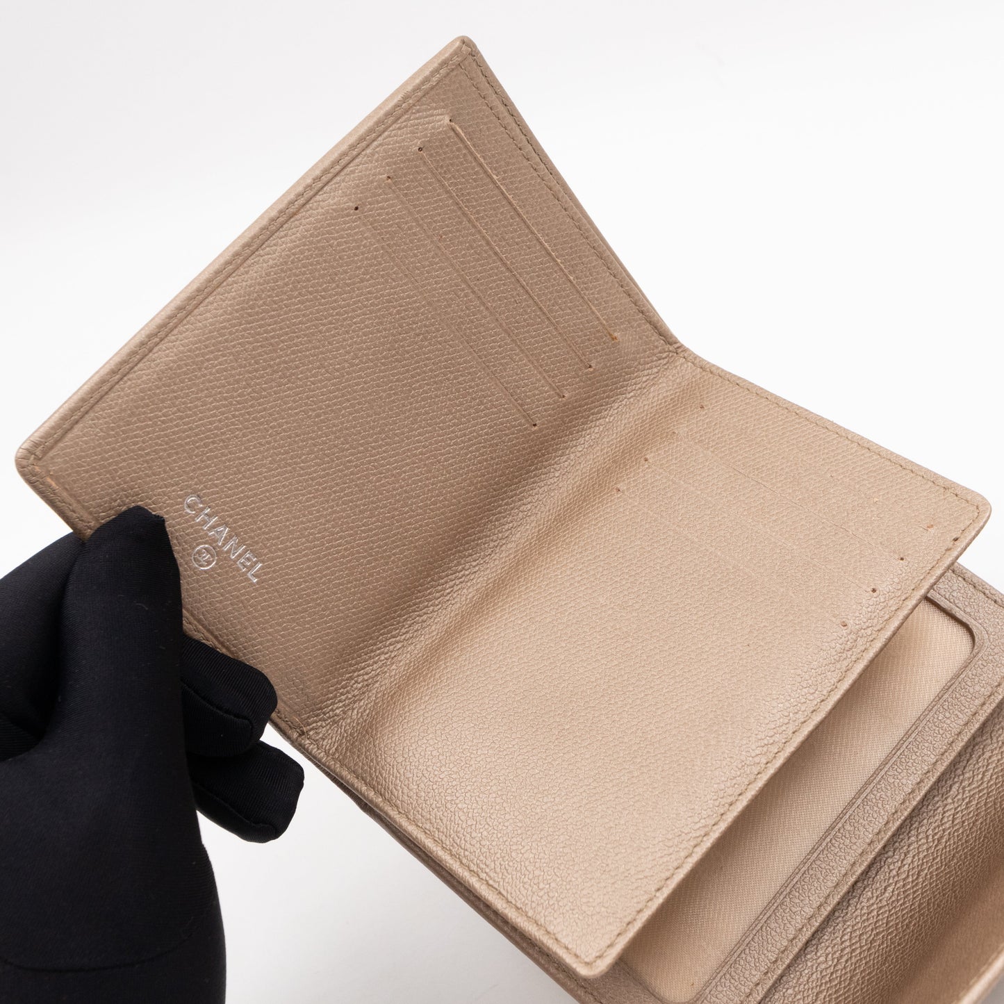 CC Trifold Wallet Champagne