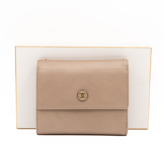 CC Trifold Wallet Champagne