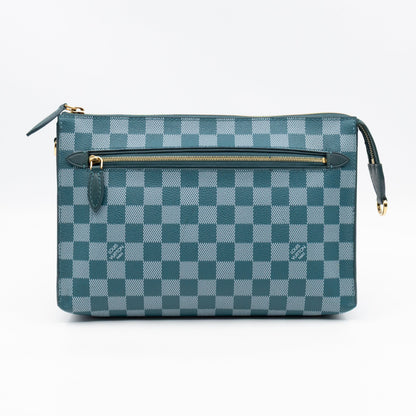 Modul Shoulder Bag Damier Couleurs Cyan