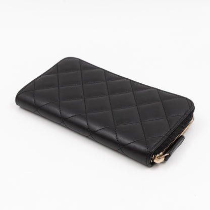 Small Trendy CC Zipped Wallet