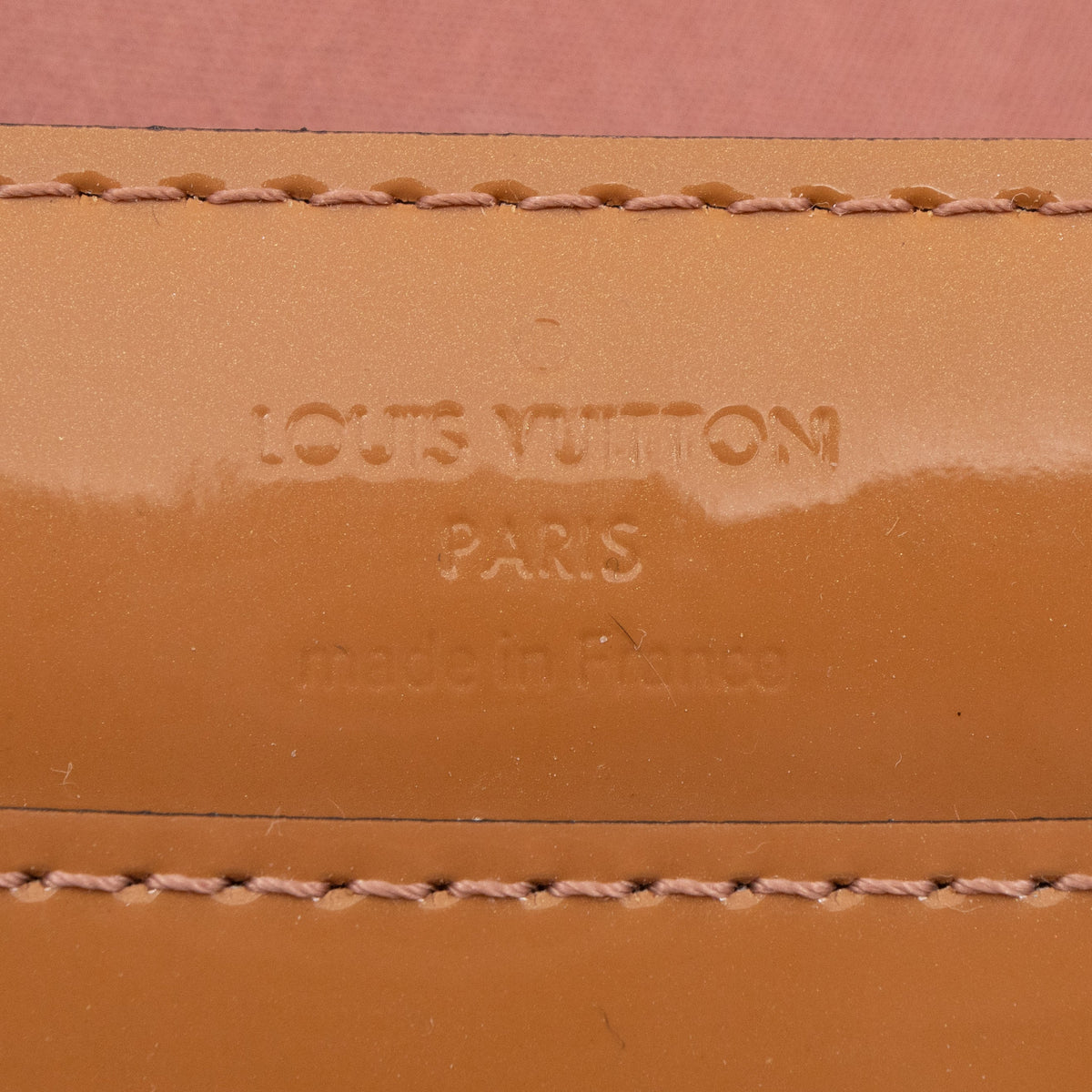Louis-vuitton Louise Clutch Beige Vernis Gold