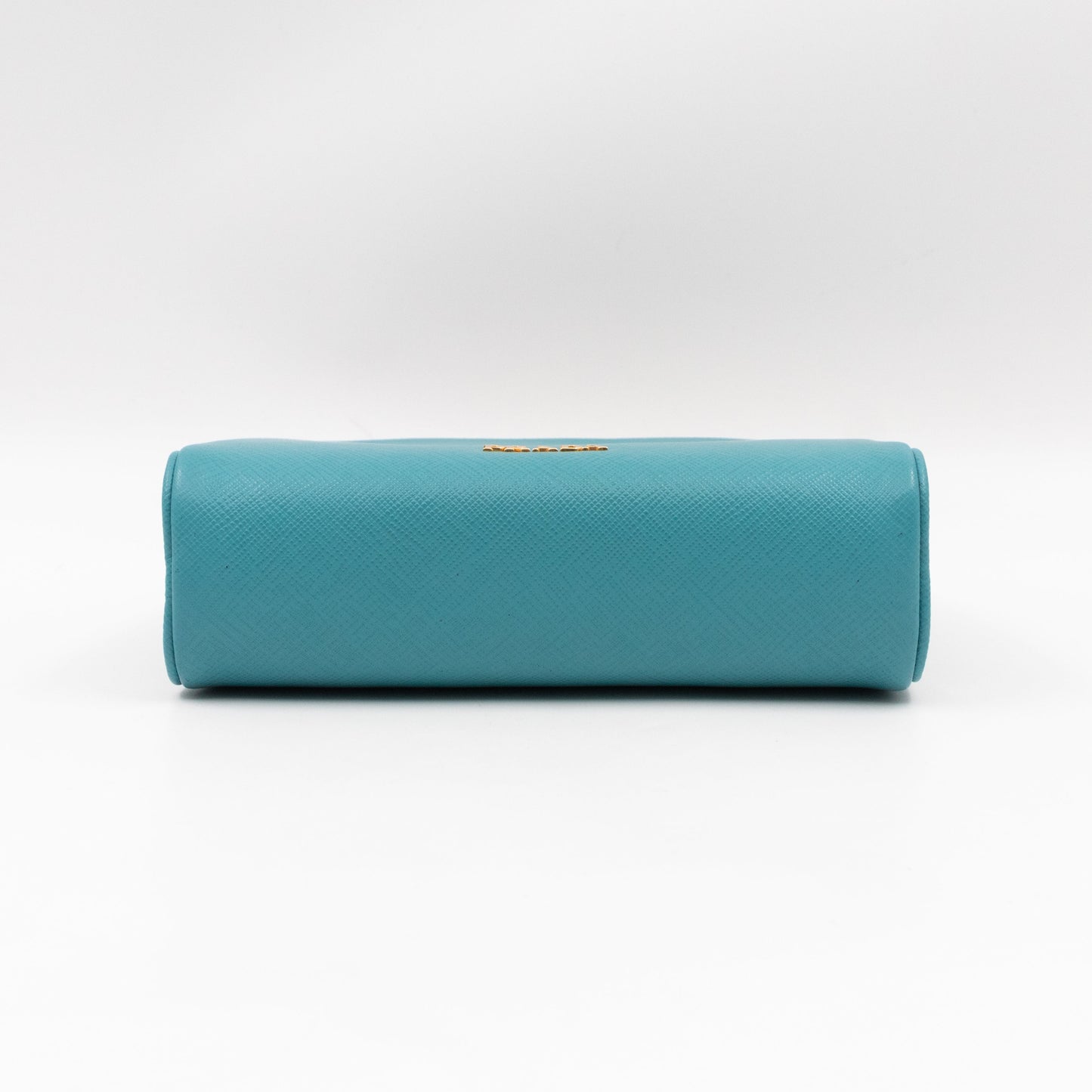 Clutch Turquoise Saffiano Leather
