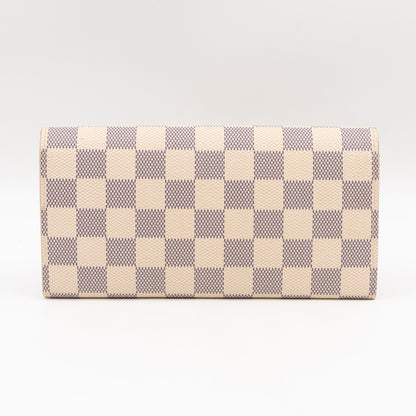 Emilie Wallet Damier Azur Rose Ballerine