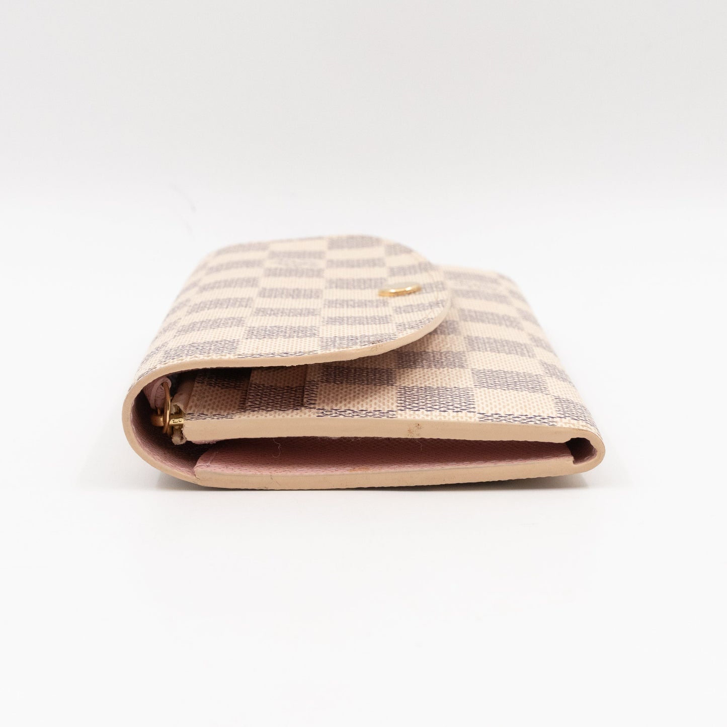 Emilie Wallet Damier Azur Rose Ballerine