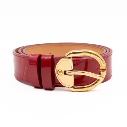 Ceinture Belt Red Vernis 90/36