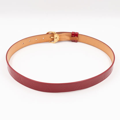 Ceinture Belt Red Vernis 90/36