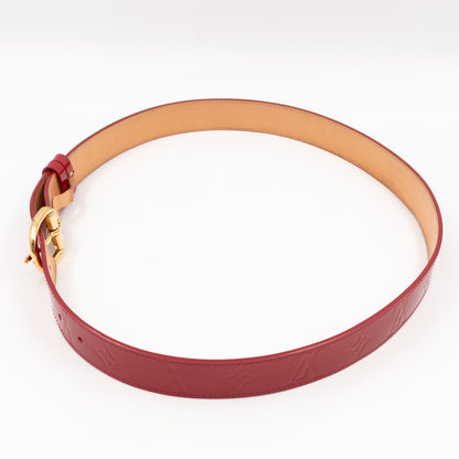 Louis-vuitton Ceinture Belt Red Vernis 90/36
