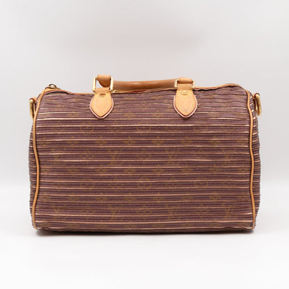 Speedy 30 Bandouliere Monogram Eden Peche
