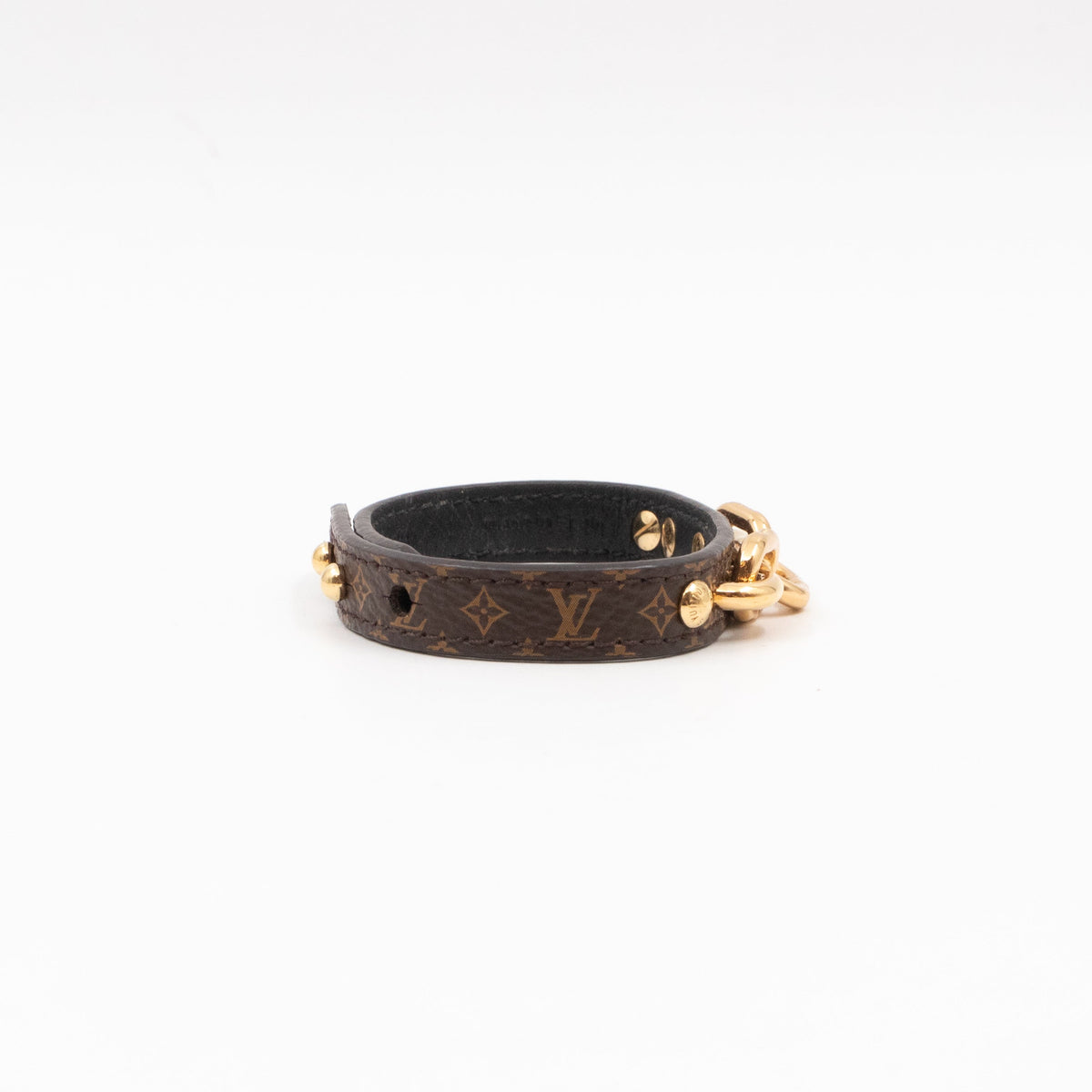 Twist The Chain Leather Bracelet Monogram