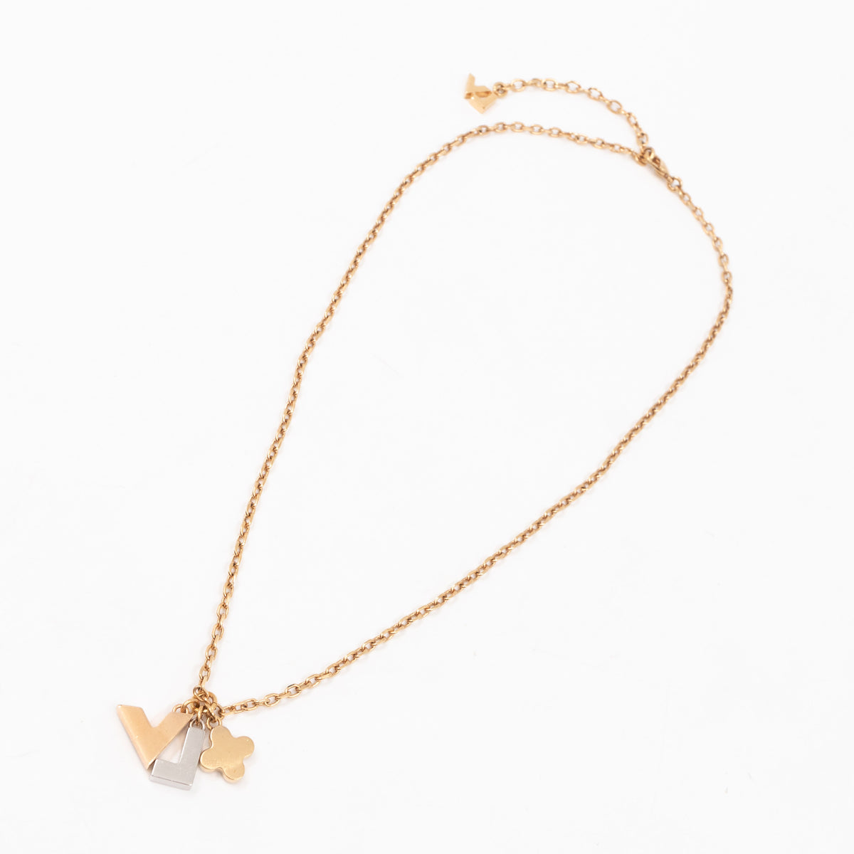 Love Letters Pendant Gold Necklace