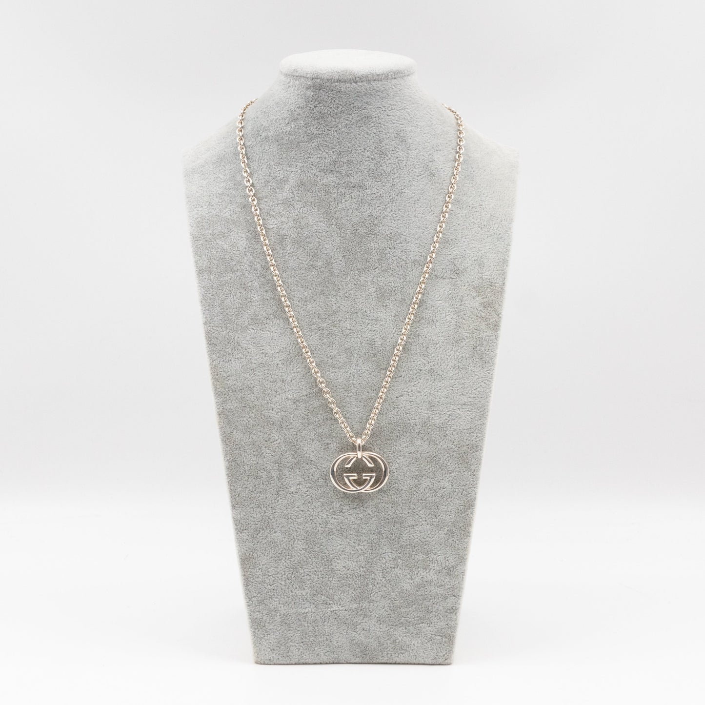 Interlocking G Sterling Necklace 925 Silver