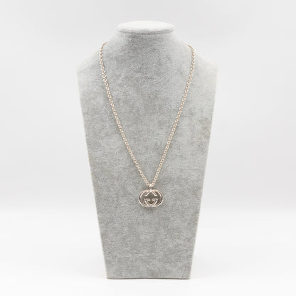 Interlocking G Sterling Necklace 925 Silver